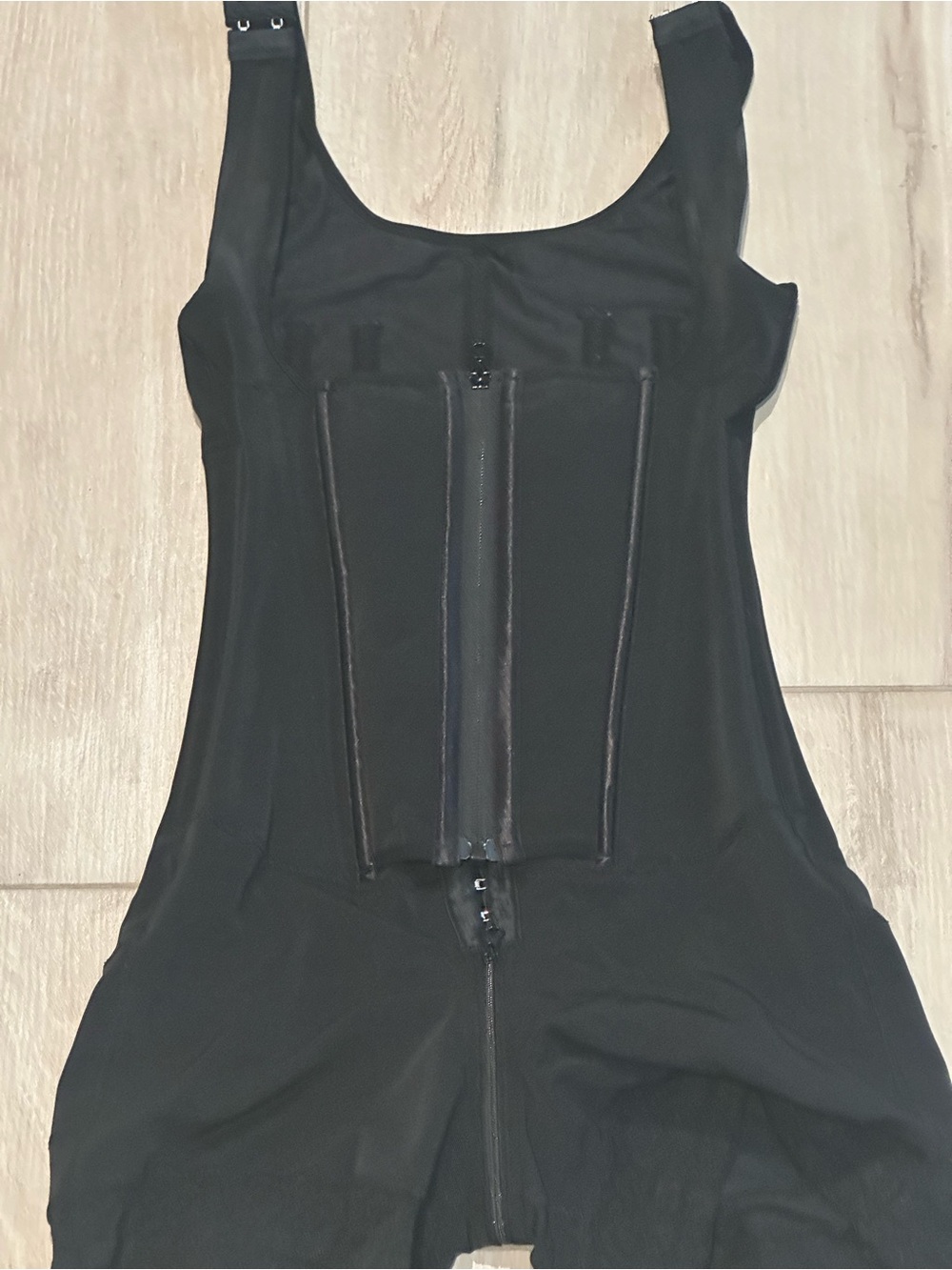 Women Black Faja Colombian Style Bodysuit Shapewear
